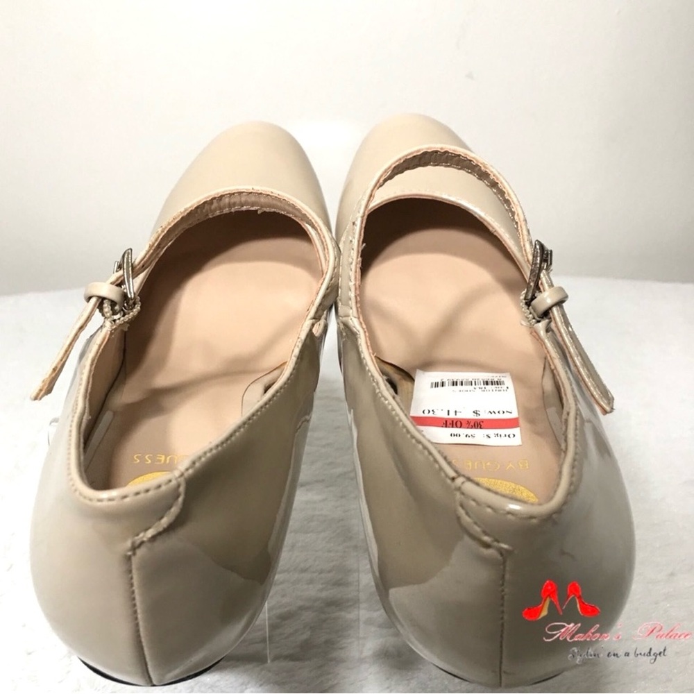 G by Guess - GGVARIKA - Beige Red Black Multicolored Heels Size 8.5M - Picture 6 of 7